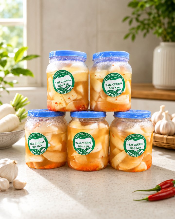 Củ cải muối chua ngọt