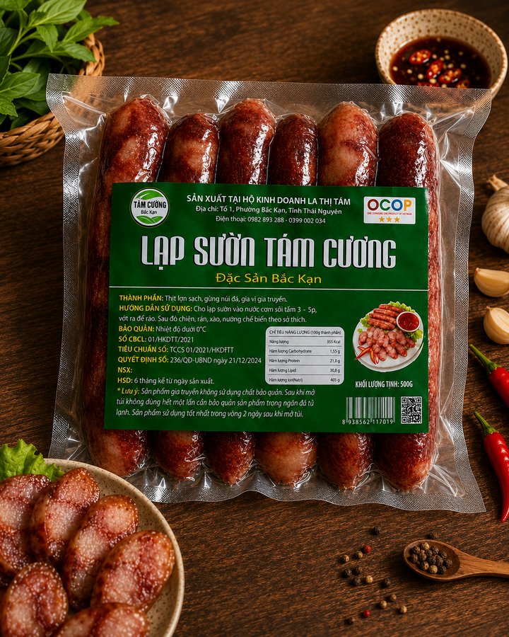 Lạp sườn Tám Cương