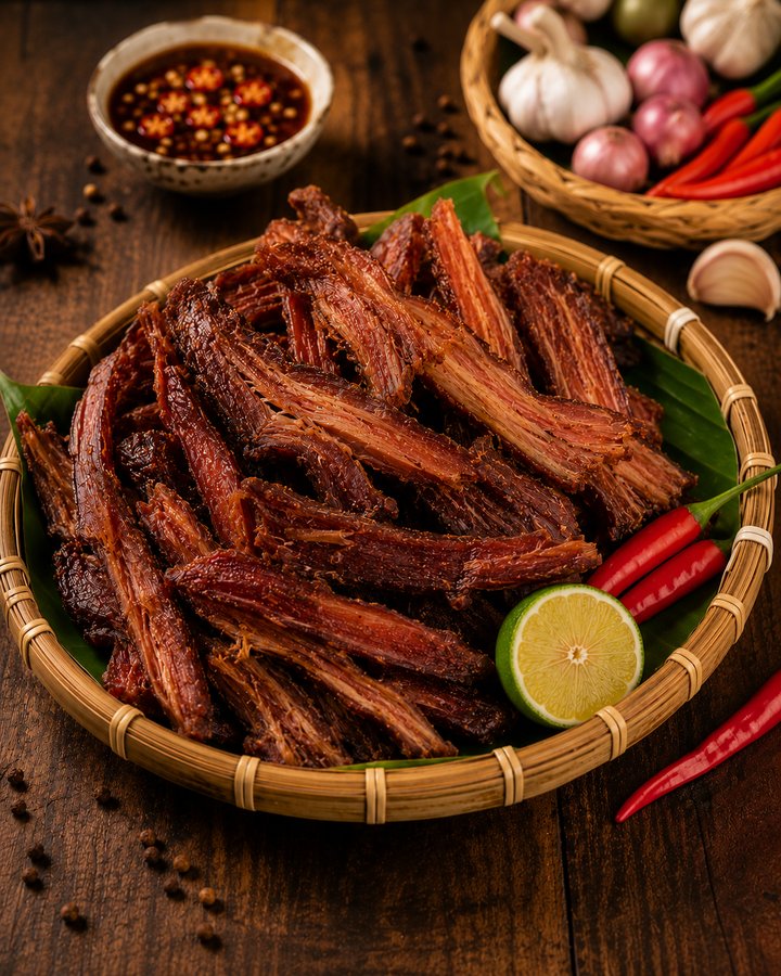 Thịt lợn sấy khô