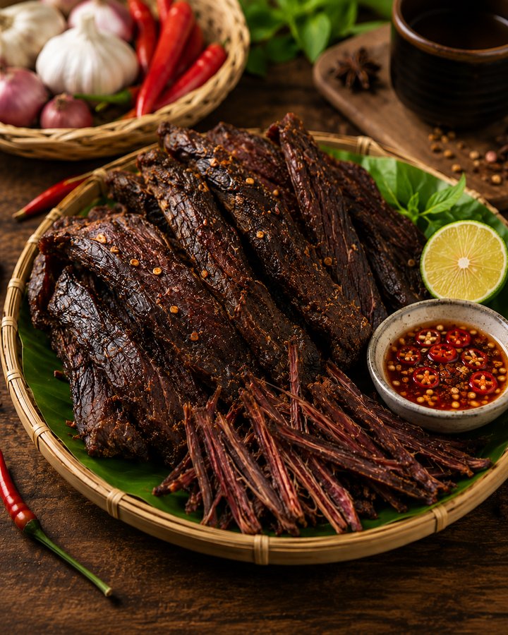 Thịt trâu khô Kim Luyến