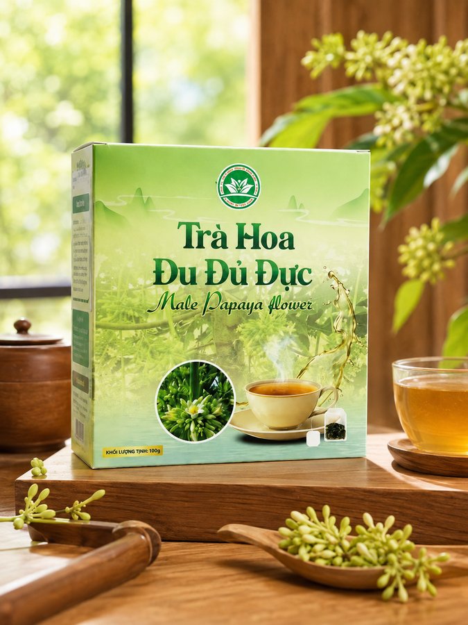 Trà hoa đu đủ đực
