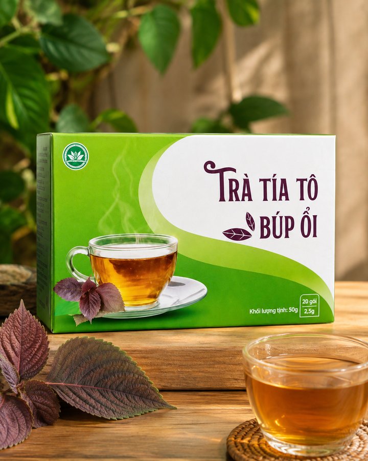 Trà tía tô búp ổi